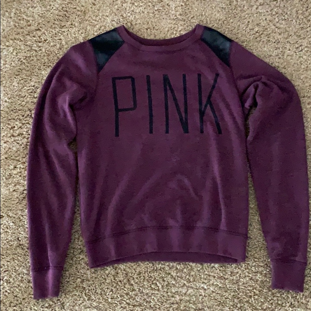 Pink crew neck
